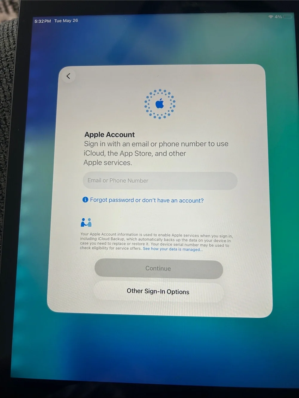 Apple iPad 10.2-inch in Black iPad might go black for a while but works great!